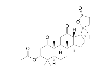 [(3R,5S,8R,9S,10R,13R,14R,17S)-4,4,8,10,14-pentamethyl-17-[(2S)-2-methyl-5-oxo-tetrahydrofuran-2-yl]-1,12-dioxo-3,5,6,7,9,11,13,15,16,17-decahydro-2H-cyclopenta[a]phenanthren-3-yl] acetate