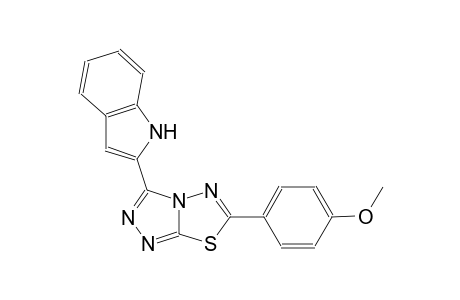 1H-indole, 2-[6-(4-methoxyphenyl)[1,2,4]triazolo[3,4-b][1,3,4]thiadiazol-3-yl]-