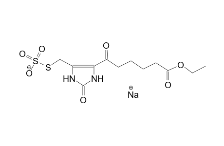 sodium S-{[5-(6-ethoxy-6-oxohexanoyl)-2-oxo-2,3-dihydro-1H-imidazol-4-yl]methyl} thiosulfate