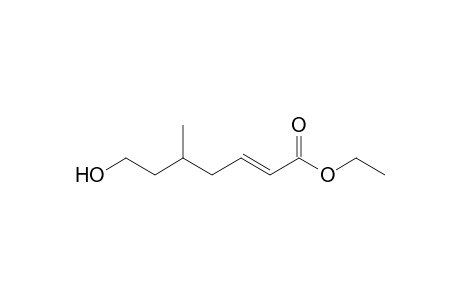 (E)-7-hydroxy-5-methyl-2-heptenoic acid ethyl ester