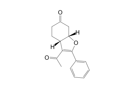 (3aS,7aS)-3-Acetyl-2-phenyl-4,5,7,7a-tetrahydrobenzofuran-6(3aH)-one