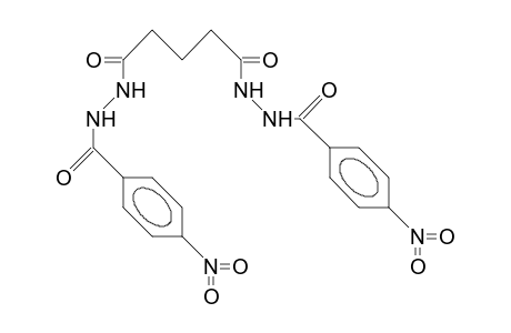N,N'-Bis(4-nitro-benzoyl)-glutaric acid, dihydrazide