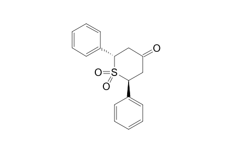 2R,6C-DIPHENYLTHIAN-4-ONE-1,1-DIOXIDE