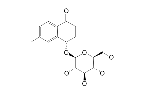 4-HYDROXY-6-METHYL-ALPHA-TETRALONE-4-O-BETA-D-GLUCOPYRANOSIDE