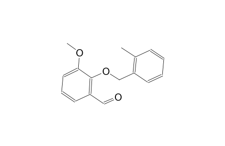 3-methoxy-2-[(2-methylbenzyl)oxy]benzaldehyde