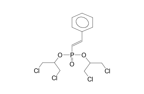DI(2-CHLORO-1-CHLOROMETHYLETHYL)STYRYLPHOSPHONATE