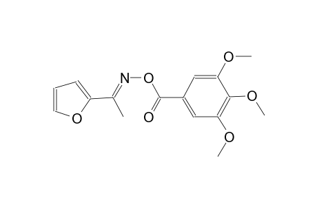 (1E)-1-(2-furyl)ethanone O-(3,4,5-trimethoxybenzoyl)oxime