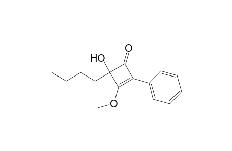 4-(1-Butyl)-4-hydroxy-3-methoxy-2-phenyl-2-cyclobuten-1-one