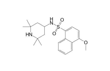 4-Methoxy-N-(2,2,6,6-tetramethyl-4-piperidinyl)-1-naphthalenesulfonamide