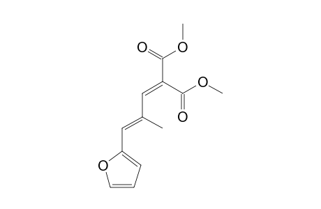 2-[3-(2-furyl)-2-methyl-prop-2-enylidene]malonic acid dimethyl ester