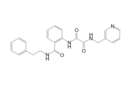 ethanediamide, N~1~-[2-[[(2-phenylethyl)amino]carbonyl]phenyl]-N~2~-(3-pyridinylmethyl)-