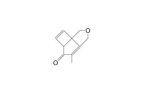 2-Methyl-9-oxa-tricyclo(5.3.0.0/4,7/)deca-1,5-dien-3-one