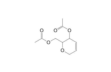 (3-acetoxy-3,6-dihydro-2H-pyran-2-yl)methyl acetate