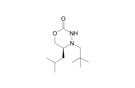 (S)-3,4,5,6-Tetrahydro-5-isobutyl-4-neopentyl-2H-(1,3,4)-oxadiazin-2-one
