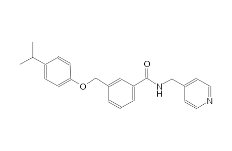 3-[(4-isopropylphenoxy)methyl]-N-(4-pyridinylmethyl)benzamide