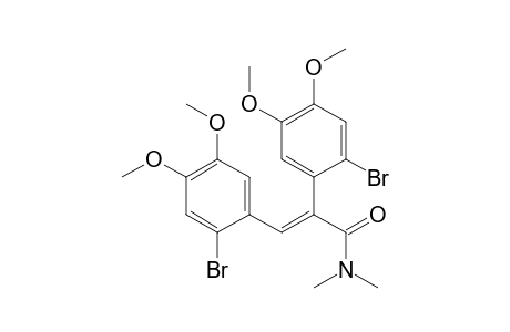 1,2-Bis(2-Bromo-4,5-dimethoxyphenyl)-3-(N,N-dimethylamino)propenone