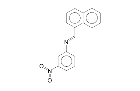 Naphthalen-1-ylmethylene-(3-nitro-phenyl)-amine