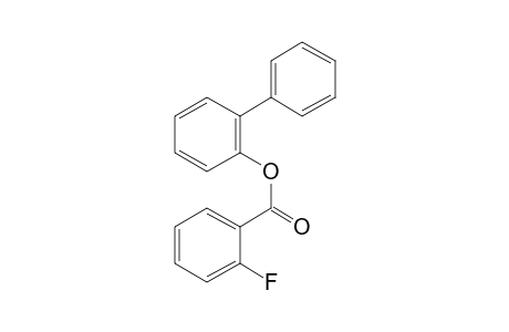 2-Fluorobenzoic acid, 2-biphenyl ester