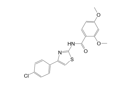 N-[4-(4-chlorophenyl)-1,3-thiazol-2-yl]-2,4-dimethoxybenzamide