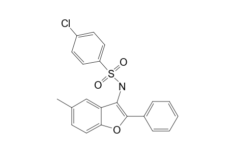 4-CHLORO-N-(5-METHYL-2-PHENYLBENZOFURAN-3-YL)-BENZENESULFONAMIDE
