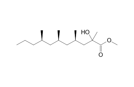 Methyl (2RS,4R,6R,8R)-2-Hydroxy-2,4,6,8-tetramethylundecanoate