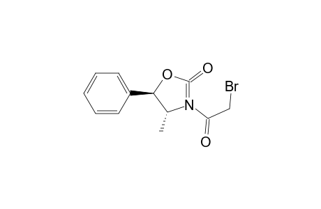 (4R,5R)-3-(2-bromanylethanoyl)-4-methyl-5-phenyl-1,3-oxazolidin-2-one