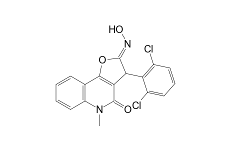 3-(2,6-Dichlorophenyl)-2-(hydroxyimino)-5-methyl-2,3-dihydrofuro[3,2-c]quinolin-4(5H)-one