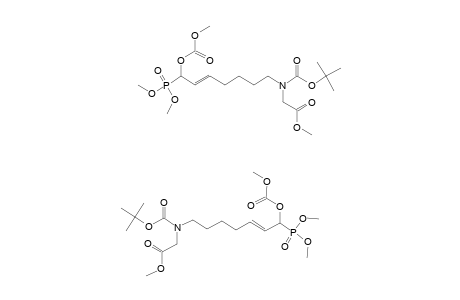 DIMETHYL-[N-(TERT.-BUTOXYCARBONYL)-N-(METHYL-2-ACETATE)-7-AMINO-1-(METHOXYCARBONYLOXY)-2-HEPTENYL]-PHOSPHONATE