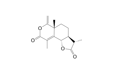 (3S,3aS,5aR,9bS)-3,5a,9-trimethyl-6-methylene-3a,4,5,9b-tetrahydro-3H-furo[2,3-f]isochromene-2,8-dione