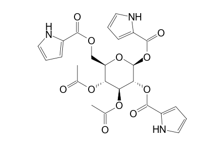 .beta.-D-Glucopyranose, 3,4-diacetate 1,2,6-tri-1H-pyrrole-2-carboxylate