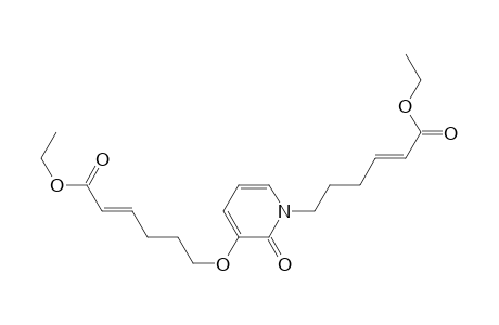 (E)-6-[3-[(E)-6-ethoxy-6-keto-hex-4-enoxy]-2-keto-1-pyridyl]hex-2-enoic acid ethyl ester