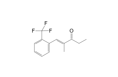 (E)-2-methyl-1-[2-(trifluoromethyl)phenyl]-1-penten-3-one