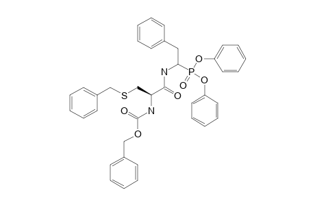 DIPHENYL-S-BENZYL-N-(BENZYLOXYCARBONYL)-L-CYSTEINYL-(2-DECARBOXY-D/L-PHENYLALANIN-2-YL)-PHOSPHONATE