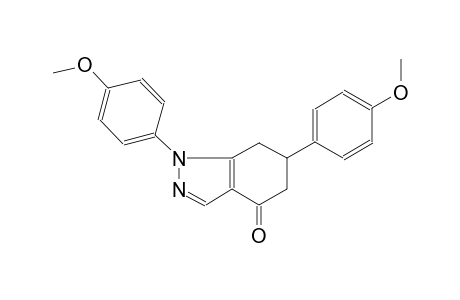 4H-indazol-4-one, 1,5,6,7-tetrahydro-1,6-bis(4-methoxyphenyl)-