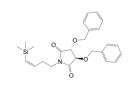 (3R,4R)-1-[(Z)-4-(Trimethylsilyl)3-butenyl]-3,4-bis(benzyloxy)pyrrolidine-2,5-dione