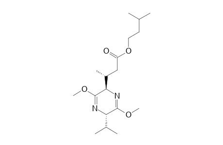 ISOPENTYL-(3R,2'S,5'R)-3-[5'-ISOPROPYL-3',6'-DIMETHOXY-2',5'-DIHYDROPYRAZIN-2'-YL]-BUTANOATE