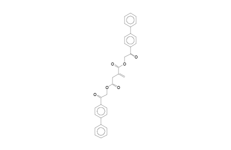 2-Methylenesuccinic acid, bis-(2-biphenyl-4-yl-2-oxoethyl ester)