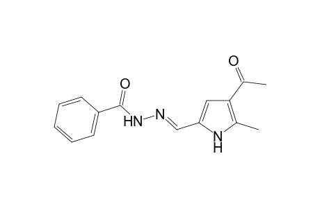 3-Acetyl-5-formyl-2-methylpyrrole-5-benzoylhydrazone