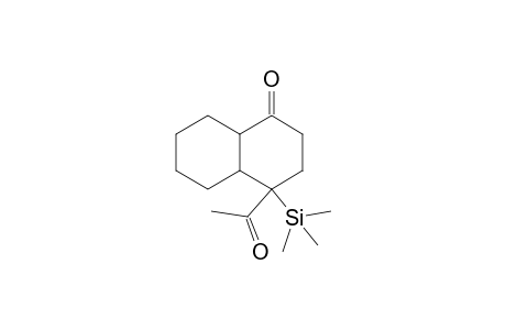 4-Acetyl-3,4,4a,5,6,7,8,8a-octahydro-4-(trimethylsilyl)naphthalen-1(2H)-one