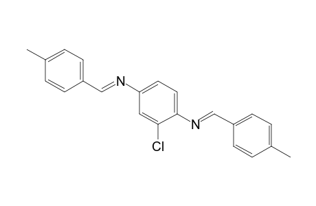 1,4-Benzenediamine, 2-chloro-N1,N4-bis[(4-methylphenyl)methylene]-