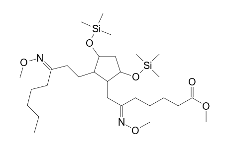 6-(methoxyimino)-7-(2-(3-(methoxyimino)-octyl)-3,5-di(trimethylsiloxy)cyclopentyl)heptanoic acid methyl ester