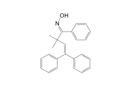 2,2-Dimethyl-1,4,4-triphenylbut-3-en-1-one oxime