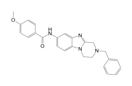 N-(2-benzyl-1,2,3,4-tetrahydropyrazino[1,2-a]benzimidazol-8-yl)-4-methoxybenzamide