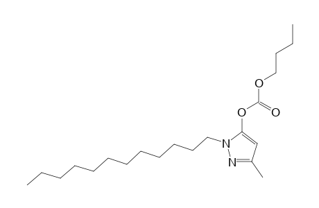 1-(N-DODECYL)-3-METHYL-5-(N-BUTOXYCARBONYLOXY)-PYRAZOLE