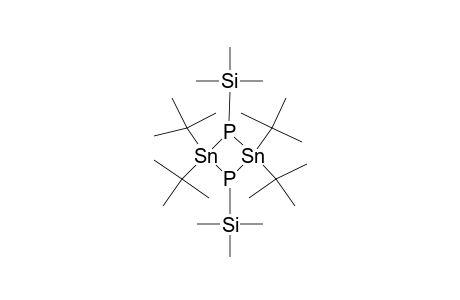 1,1,3,3-TETRA-TERT.-BUTYL-2,4-BIS-(TRIMETHYLSILYL)-2,4,1,3-DIPHOSPHADISTANNETAN