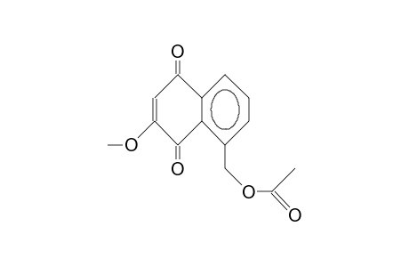 8-Acetoxymethyl-2-methoxy-1,4-naphthalenedione