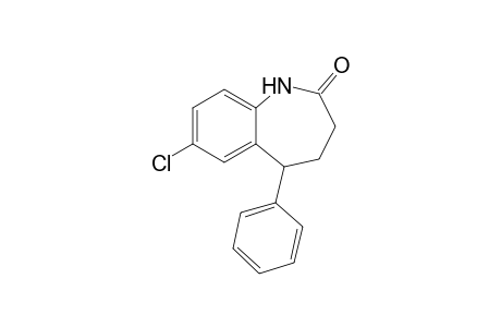 7-Chloranyl-5-phenyl-1,3,4,5-tetrahydro-1-benzazepin-2-one