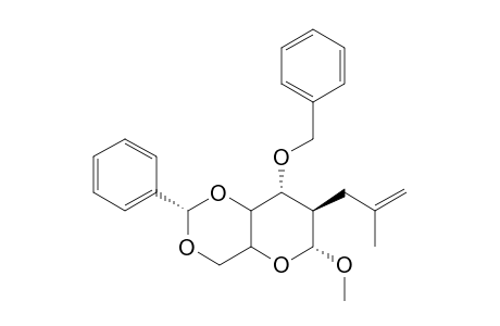 METHYL-3-O-BENZYL-4,6-O-BENZYLIDENE-2-DEOXY-2-C-(2-METHYLPROP-2-ENYL)-ALPHA-D-ALTROSIDE