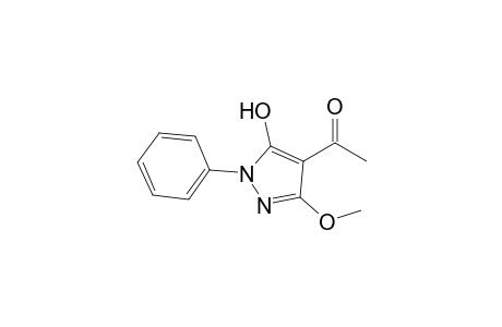 1-(5-Hydroxy-3-methoxy-1-phenyl-1H-pyrazol-4-yl)ethanone