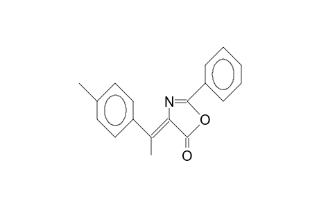 (Z)-2-Phenyl-4-(A-[4-tolyl]-ethylidene)-5(4H)-oxazolone